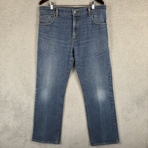 Levis‎ 517 Jeans Mens 36x32 Blue Bootcut Western Denim *READ*